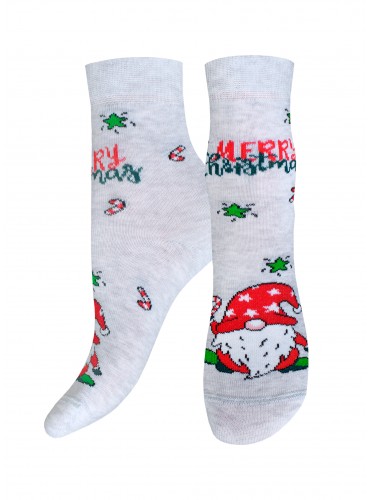 НОСКИ ДЕТСКИЕ 3079 РИС.8042 NEW YEAR (рисунок, НГ)