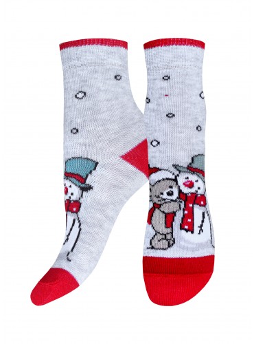 НОСКИ ДЕТСКИЕ 3079 РИС.8046 NEW YEAR (рисунок, НГ)