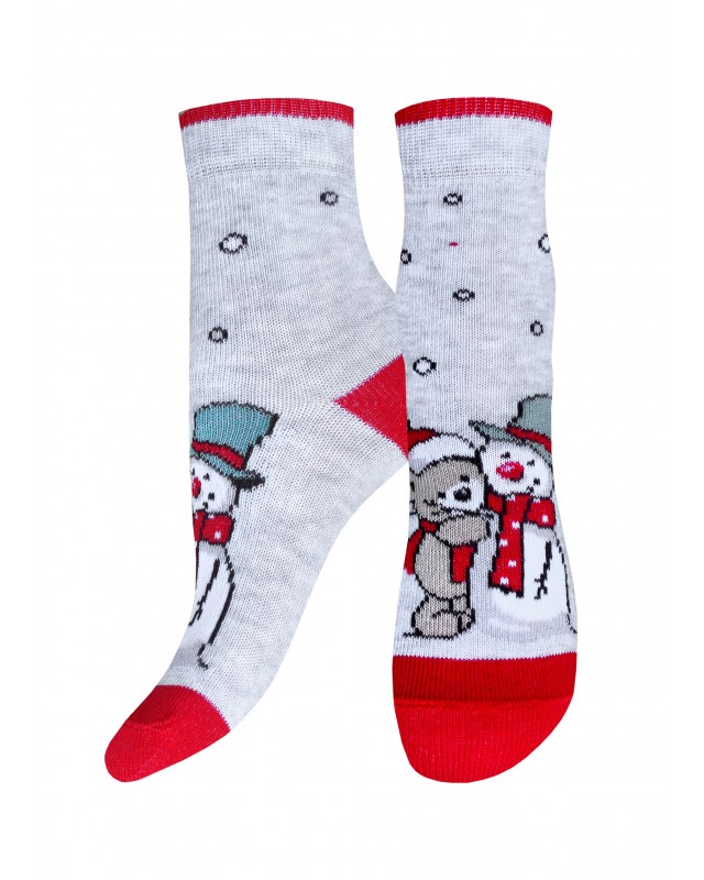 НОСКИ ДЕТСКИЕ 3079 РИС.8046 NEW YEAR (рисунок, НГ)