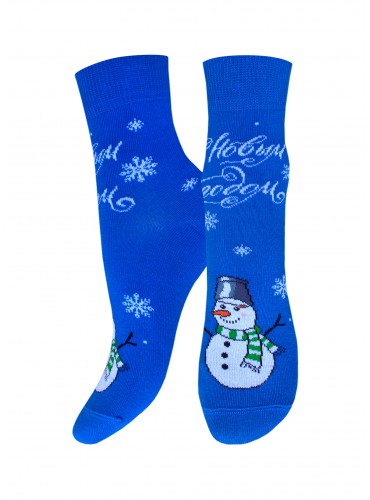 НОСКИ ДЕТСКИЕ 3079 РИС.8047 NEW YEAR (рисунок, НГ)