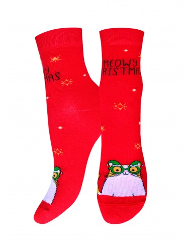 НОСКИ ДЕТСКИЕ 3079 РИС.8050 NEW YEAR (рисунок, НГ)