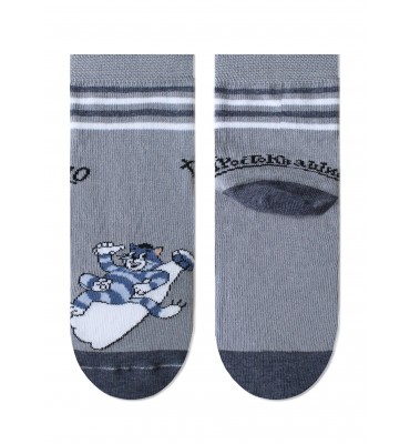 НОСКИ ДЕТСКИЕ 3052 БРЕСТСКИЕ ( средней длины), СВ.СЕРЫЙ