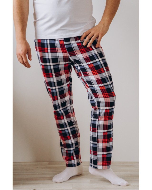 БРЮКИ МУЖСКИЕ (пижамные) 6430 рис.013