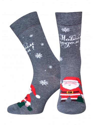 НОСКИ МУЖСКИЕ 2146 РИС. 563 NEW YEAR (средней длины)