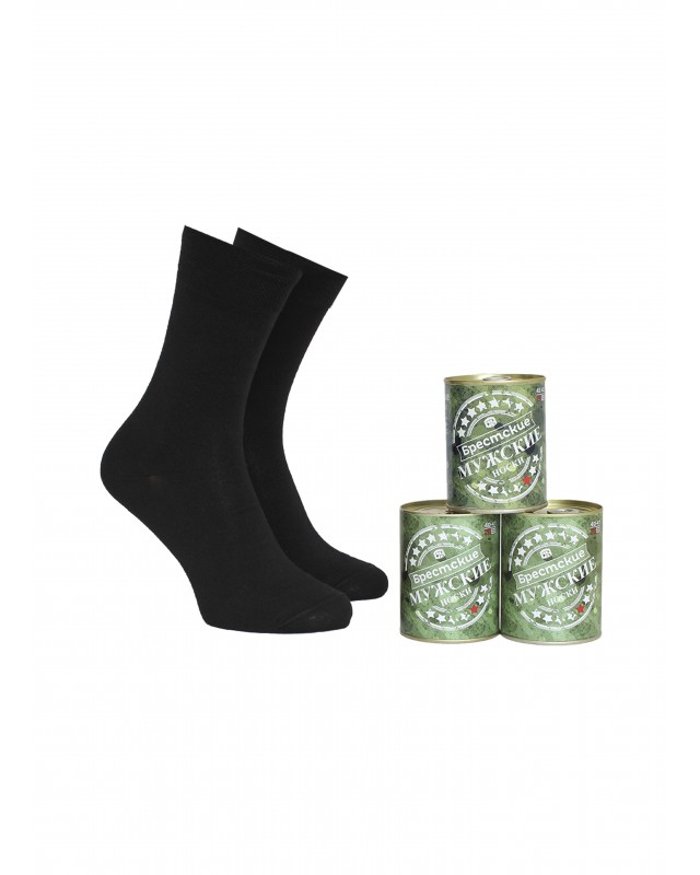 НОСКИ МУЖСКИЕ В БАНКЕ 2232В BASIC