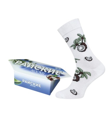 НОСКИ УНИСЕКС 4200К SWEETS РИС. 315 В УПАКОВКЕ-КОНФЕТЕ