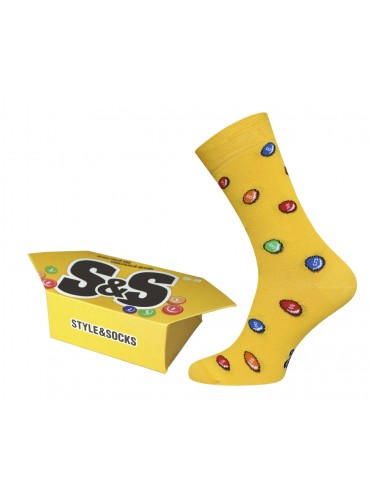 НОСКИ УНИСЕКС 4200К SWEETS РИС. 316 В УПАКОВКЕ-КОНФЕТЕ