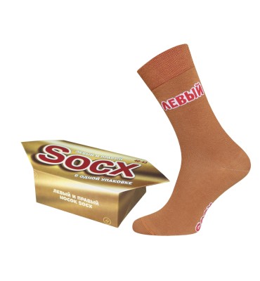 НОСКИ УНИСЕКС 4200К SWEETS РИС. 317 В УПАКОВКЕ-КОНФЕТЕ