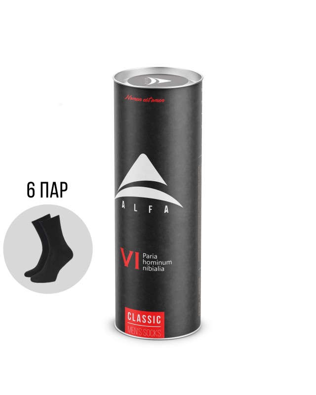 КОМПЛЕКТ МУЖСКОЙ CLASSIC 2160-6 НОСКИ (В ТУБУСЕ)