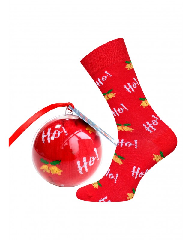 НОСКИ УНИСЕКС NEW YEAR 4200К РИС.221 В УПАКОВКЕ-ШАРЕ