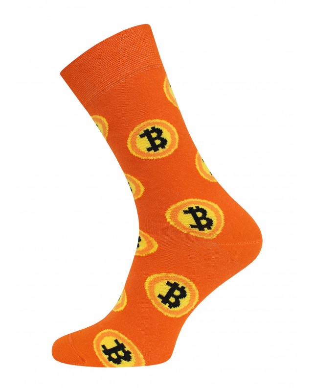 НОСКИ 4200 БРЕСТСКИЕ MONEY FUNNY (средней длины) Т.ОРАНЖЕВЫЙ