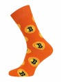 НОСКИ 4200 БРЕСТСКИЕ MONEY FUNNY (средней длины) Т.ОРАНЖЕВЫЙ