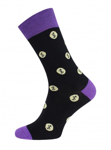 НОСКИ 4200 БРЕСТСКИЕ MONEY FUNNY (средней длины) ЧЕРНЫЙ