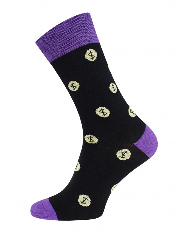 НОСКИ 4200 БРЕСТСКИЕ MONEY FUNNY (средней длины) ЧЕРНЫЙ