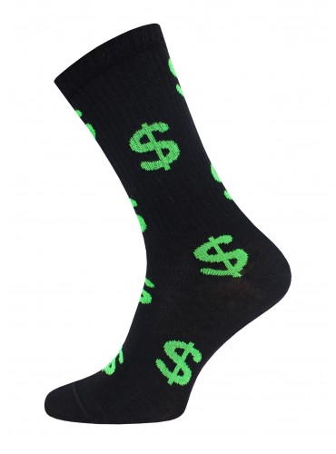 НОСКИ 4201 БРЕСТСКИЕ MONEY FUNNY (удлиненные) ЧЕРНЫЙ