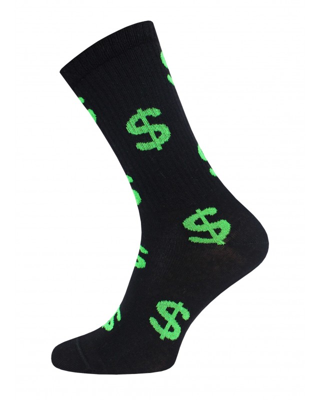 НОСКИ 4201 БРЕСТСКИЕ MONEY FUNNY (удлиненные) ЧЕРНЫЙ