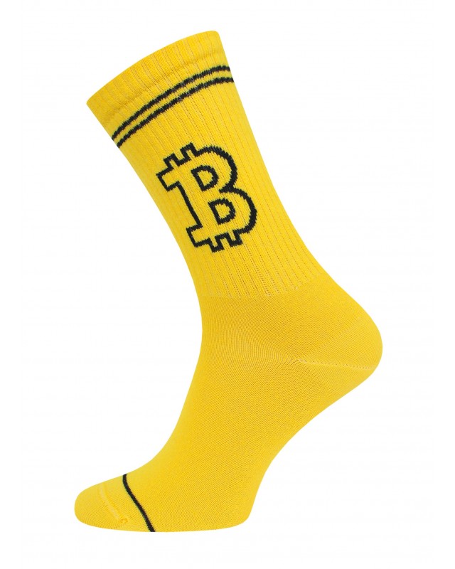 НОСКИ 4201 БРЕСТСКИЕ MONEY FUNNY (удлиненные) Я.ЖЕЛТЫЙ