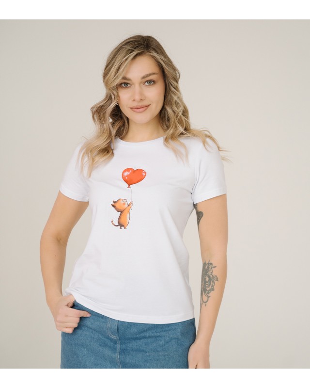 ФУТБОЛКА ЖЕНСКАЯ 5609 РИС. 0034