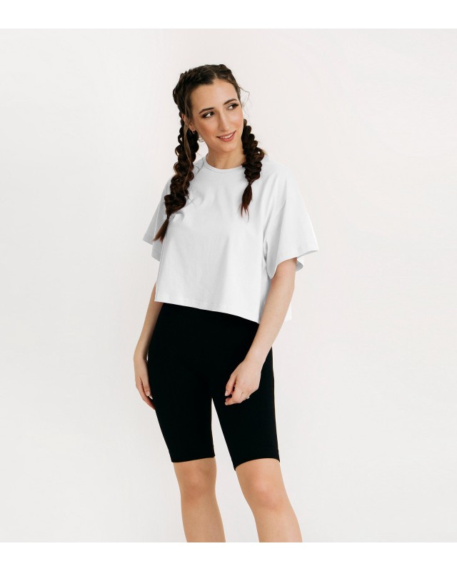 ФУФАЙКА ЖЕНСКАЯ OVERSIZE CROP 5612 РИС. 000