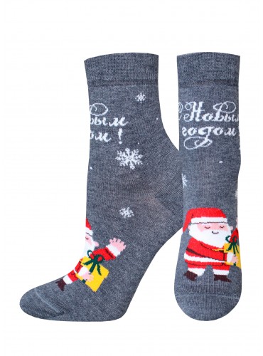 НОСКИ ЖЕНСКИЕ 1137 РИС. 750 NEW YEAR (средней длины)