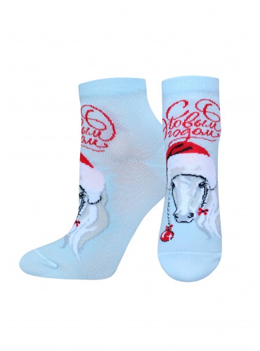 НОСКИ ЖЕНСКИЕ 1145 РИС. 737 NEW YEAR (укороченные)