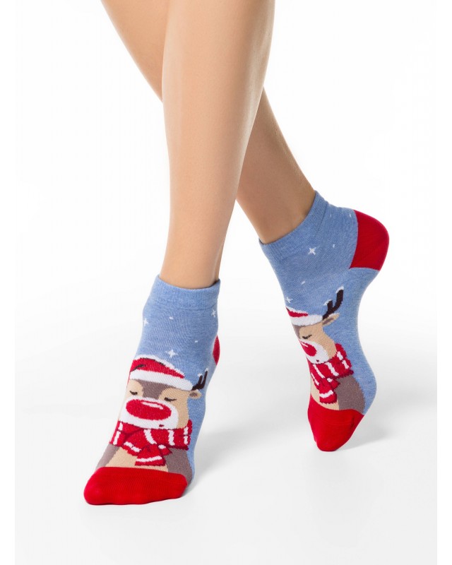 БРЕСТСКИЕ 1145 CLASSIC (укороченные) НОВОГОДНИЕ НОСКИ ЖЕНСКИЕ