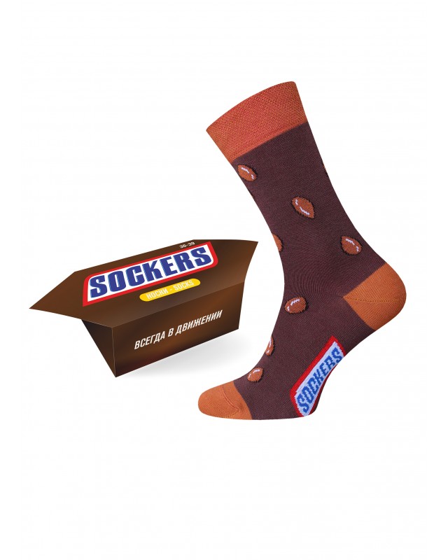 НОСКИ УНИСЕКС 4200К SWEETS РИС. 222 В УПАКОВКЕ-КОНФЕТЕ