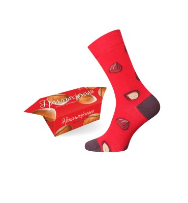 НОСКИ УНИСЕКС 4200К SWEETS РИС. 225 В УПАКОВКЕ-КОНФЕТЕ