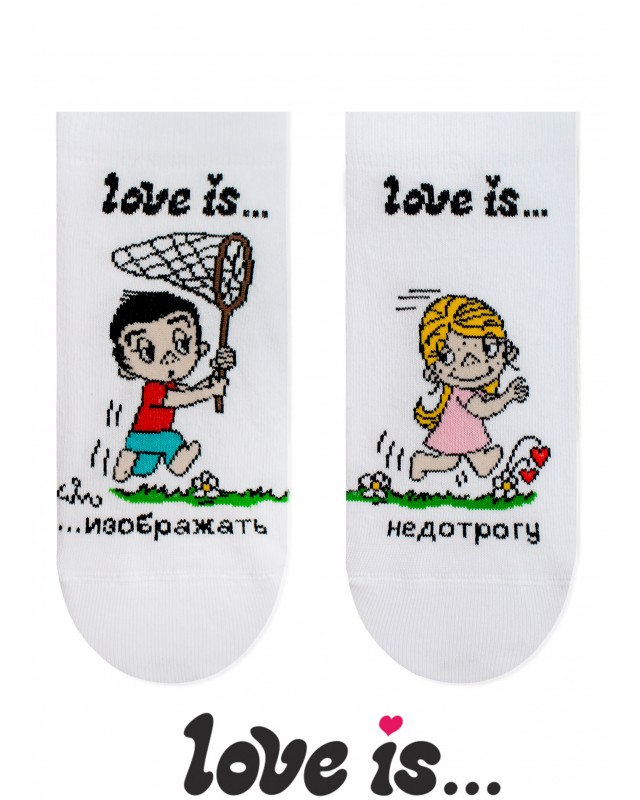 НОСКИ ЖЕНСКИЕ 1163 LOVE IS РИС. 732