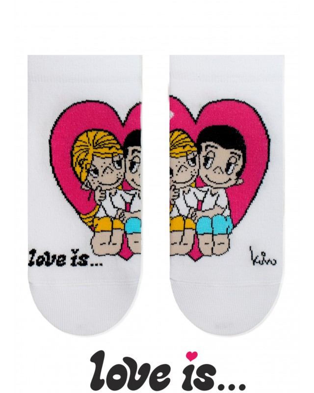  НОСКИ ЖЕНСКИЕ 1163 LOVE IS РИС.733